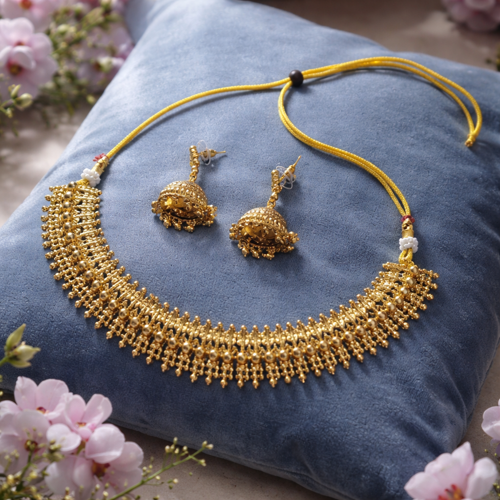 Bubble Necklace & Earrings Set