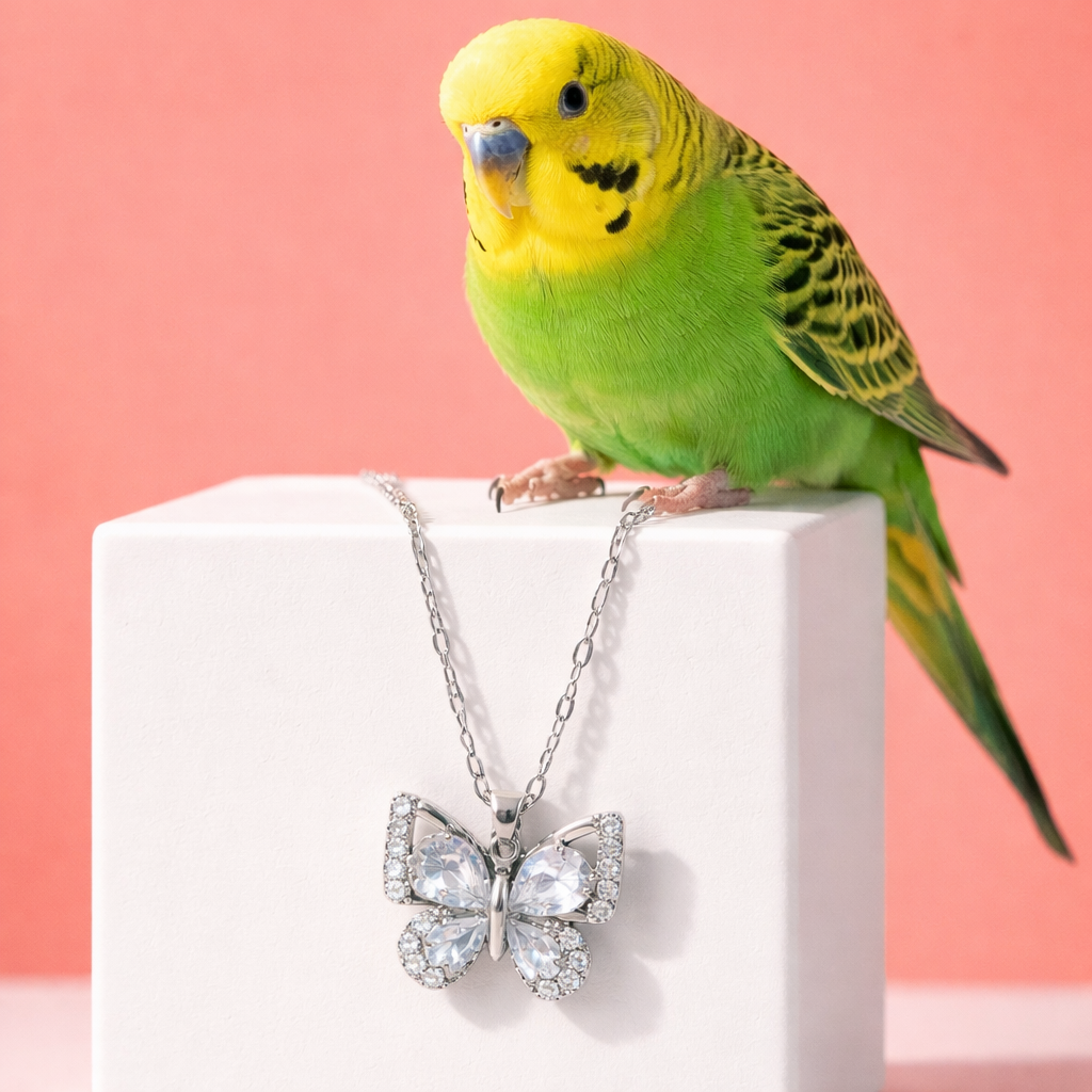 Butterfly Titanium Steel Necklace