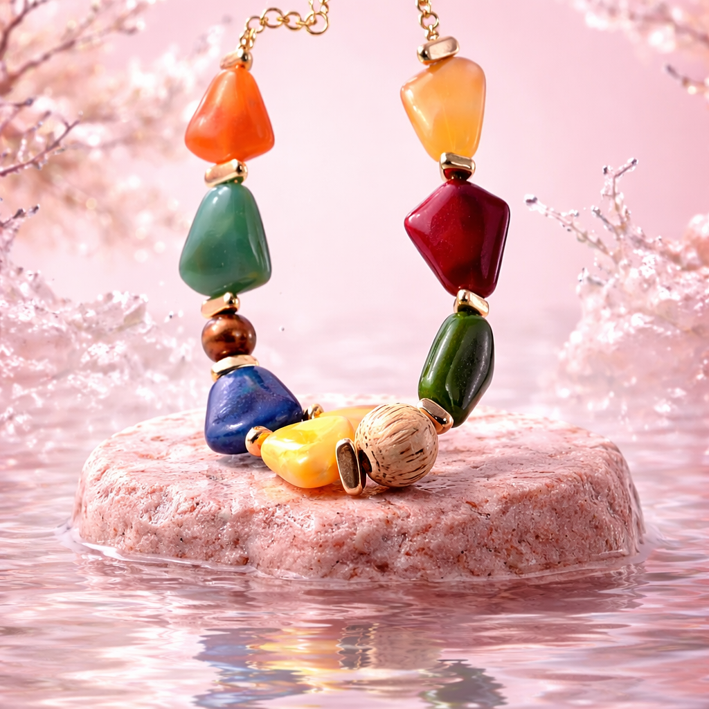 Multicolor Plastic Necklace