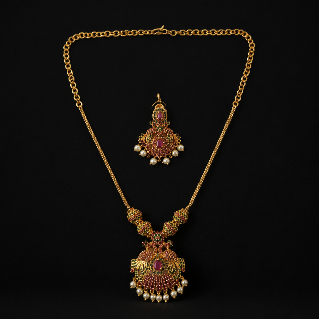 AD Necklace and Earrings No - 510