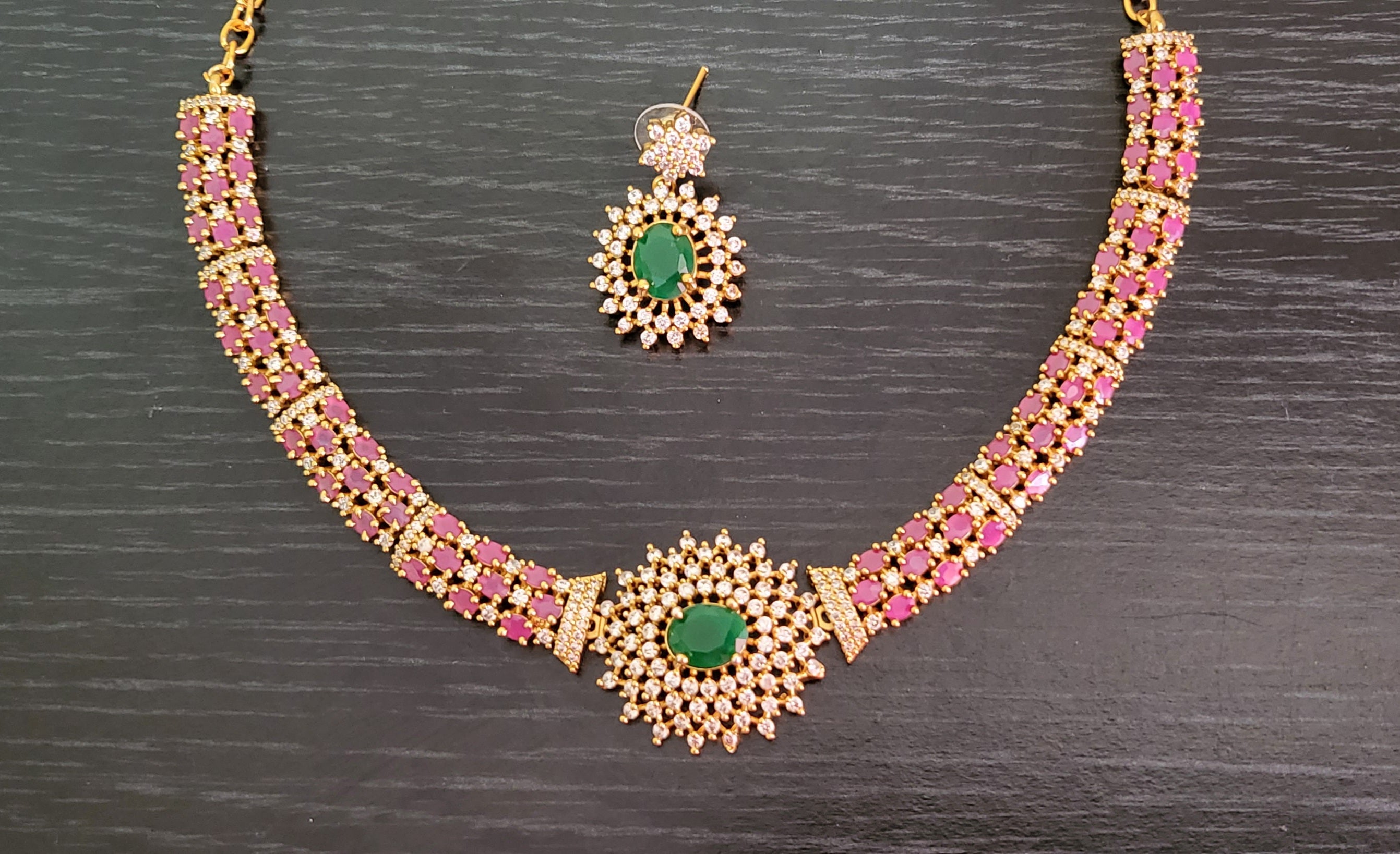 AD-333 Beautiful Necklace and Earrings