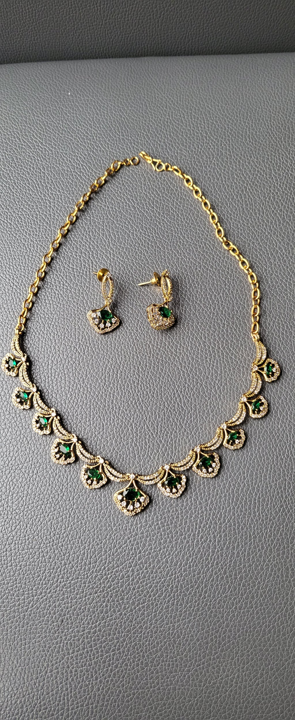 Ad Necklace and Earrings No - 501