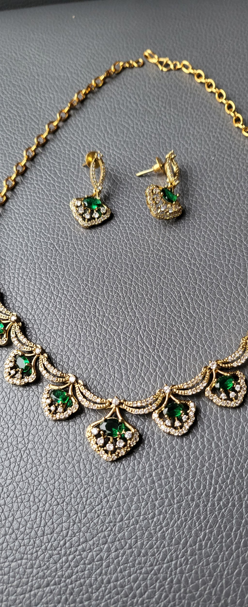 Ad Necklace and Earrings No - 501