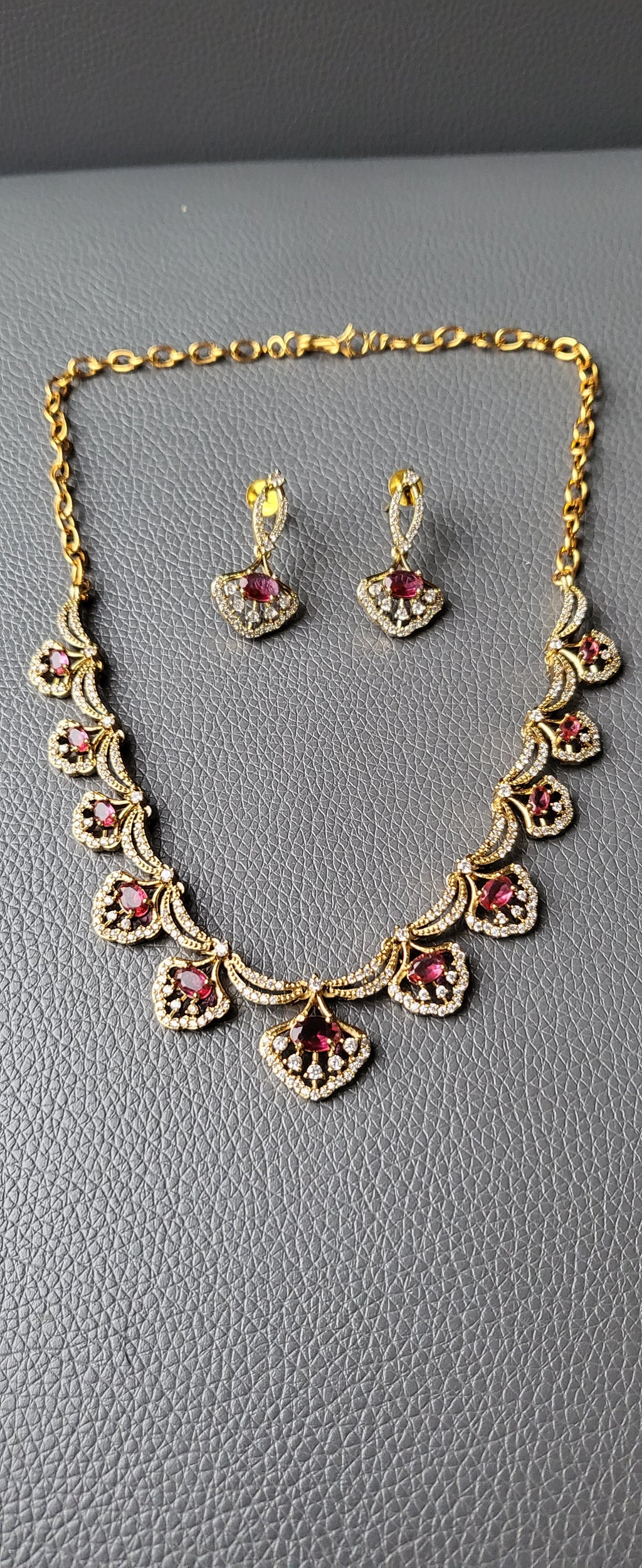AD Necklace and Earrings No - 502