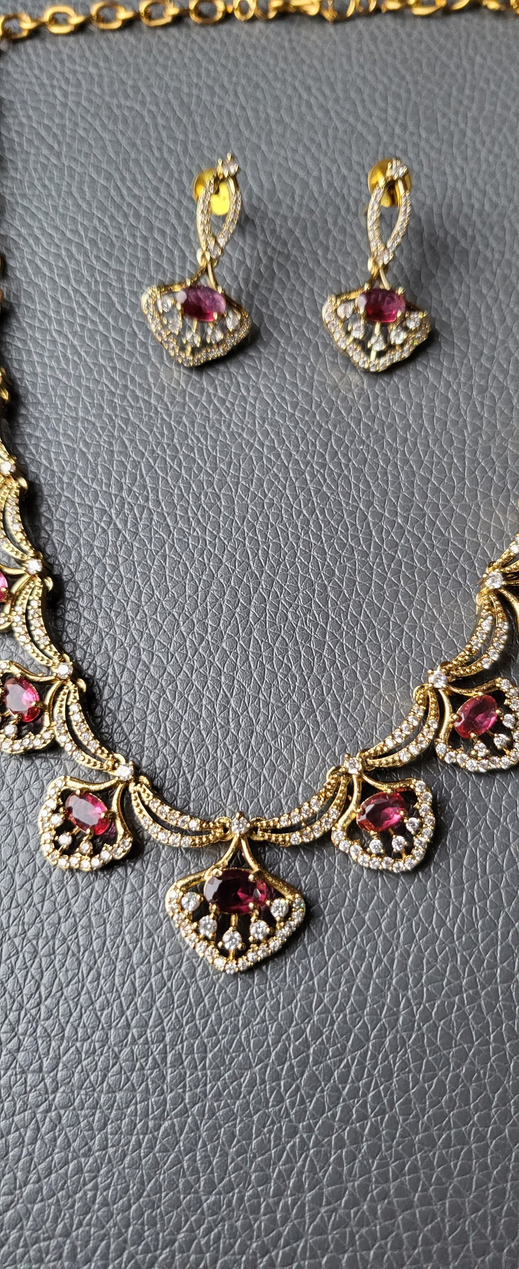 AD Necklace and Earrings No - 502
