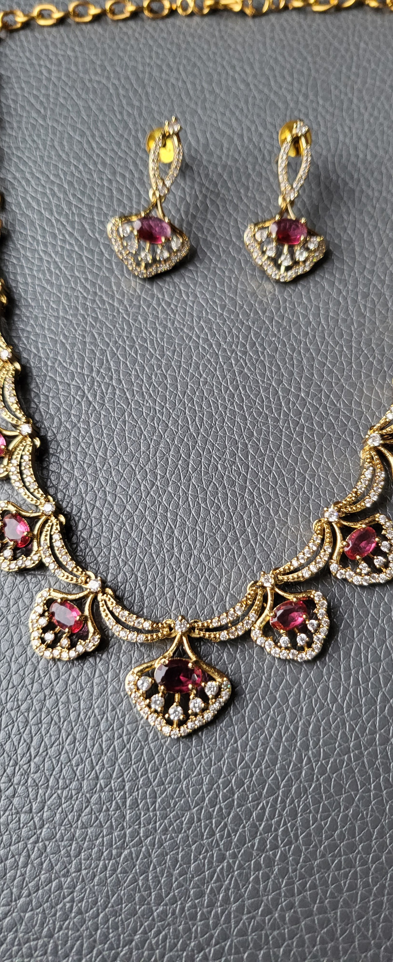AD Necklace and Earrings No - 502