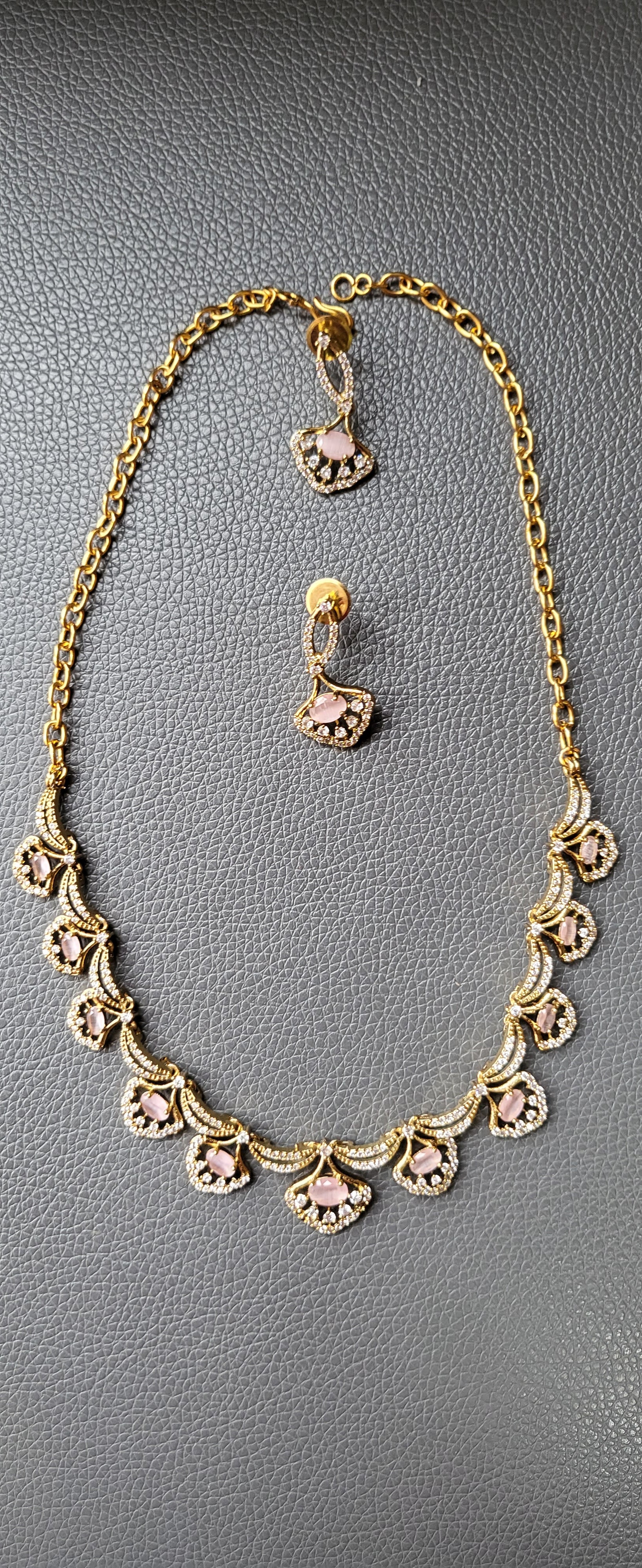 AD Necklace and Earrings No - 504