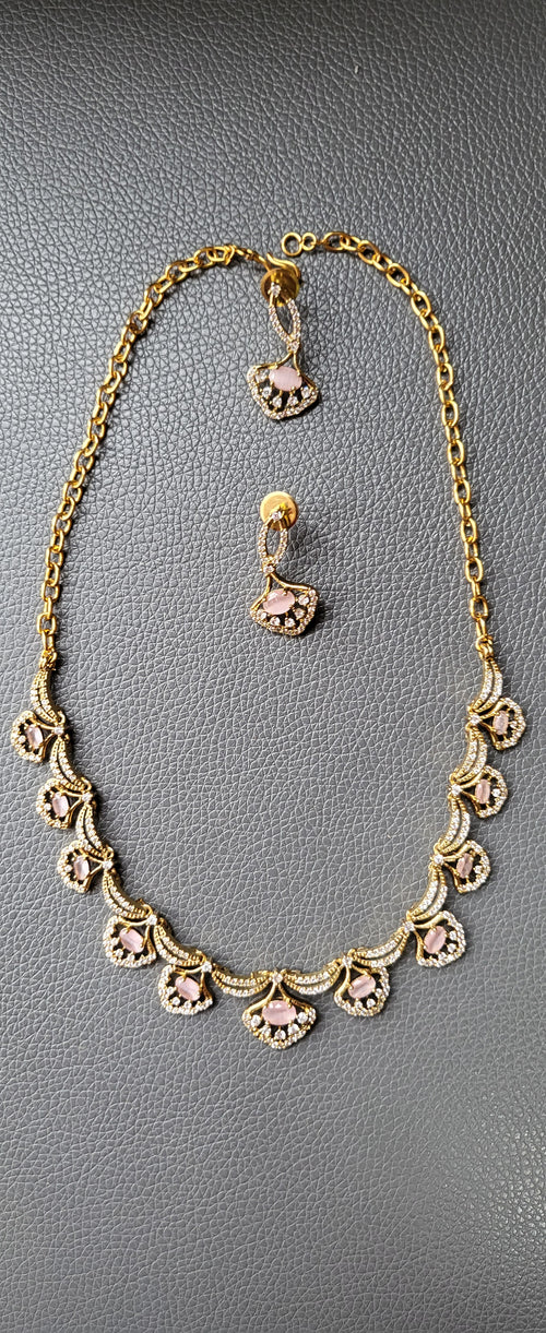 AD Necklace and Earrings No - 504