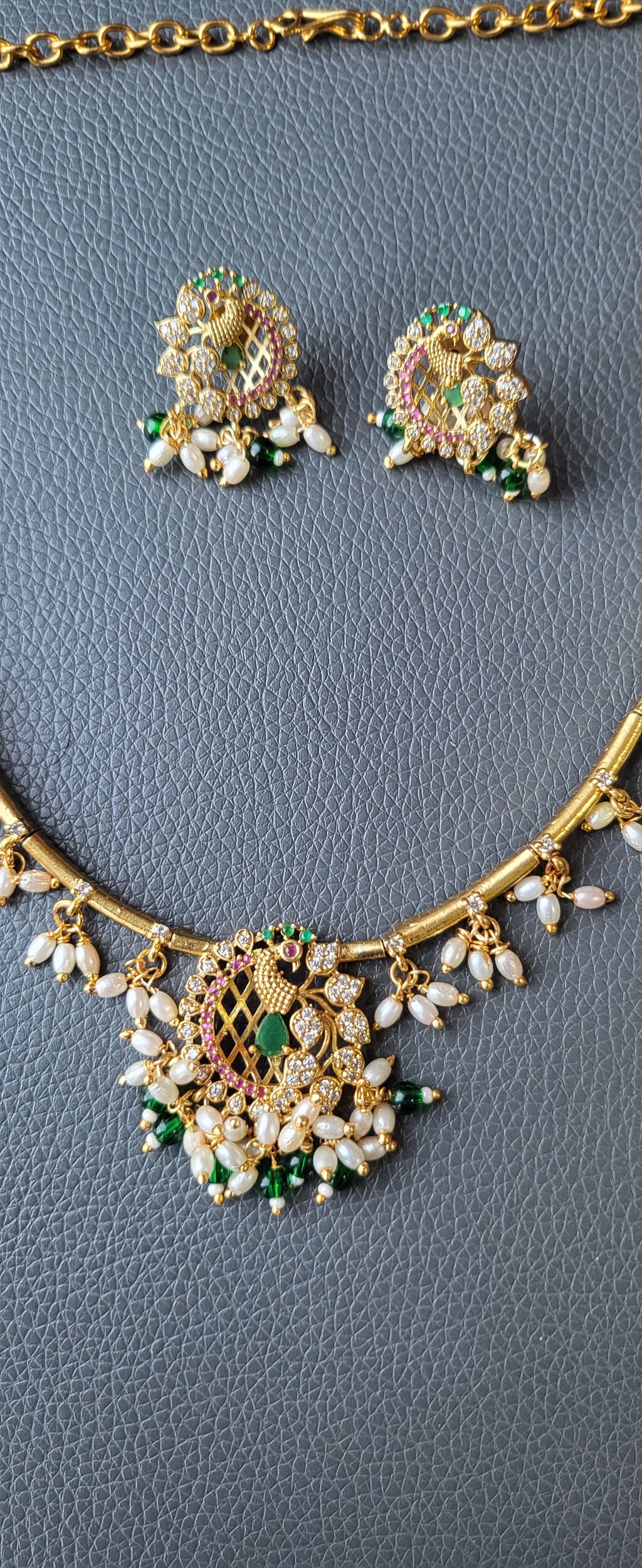 AD Necklace and Earrings No - 506