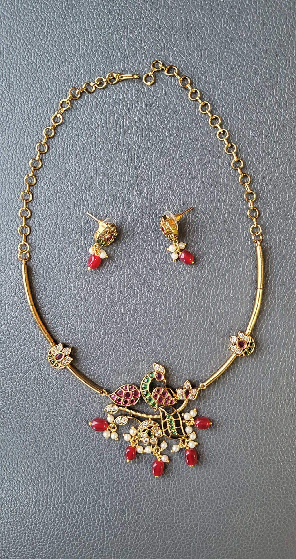 AD Necklace and Earrings No - 507