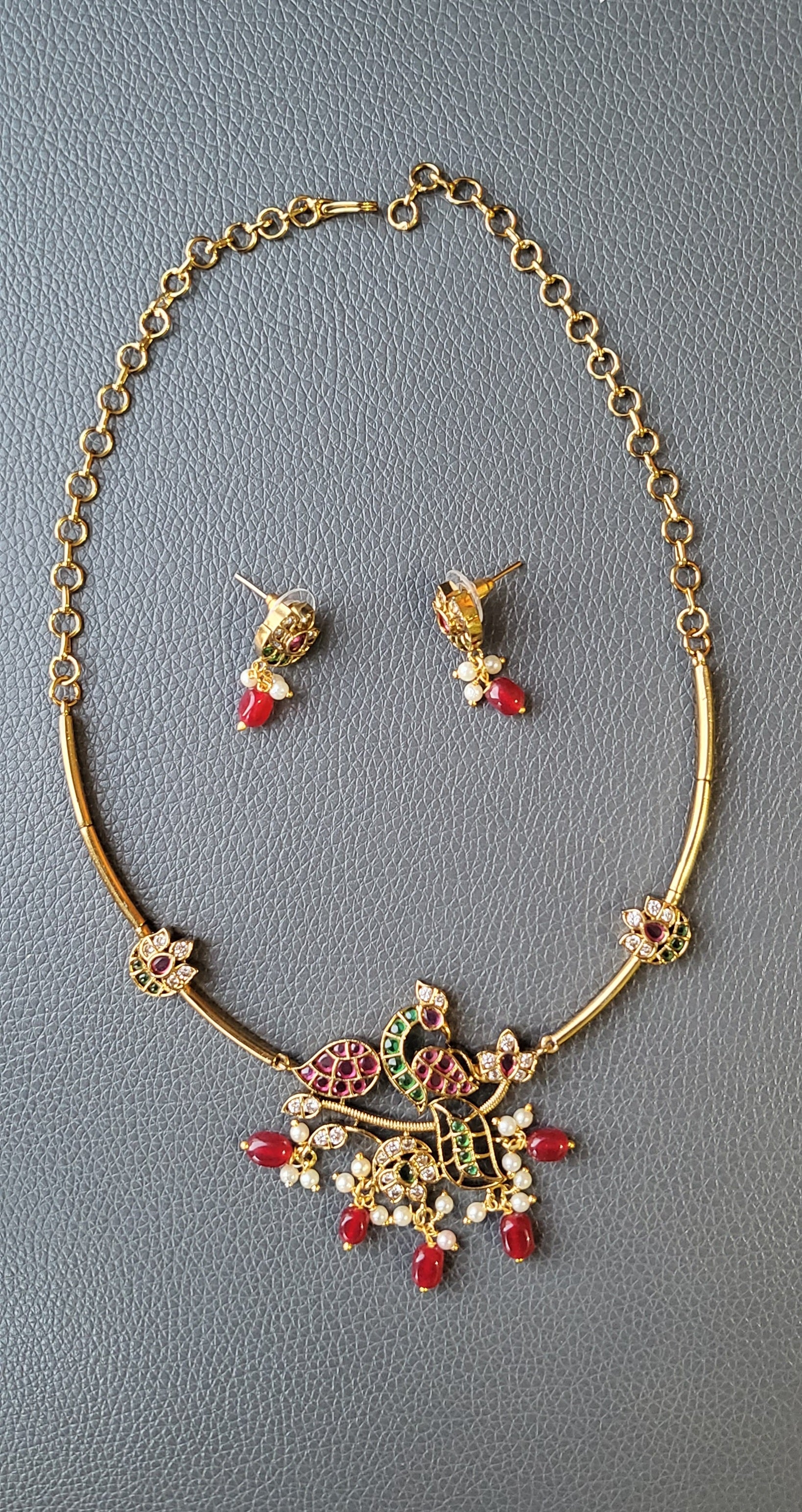 AD Necklace and Earrings No - 507