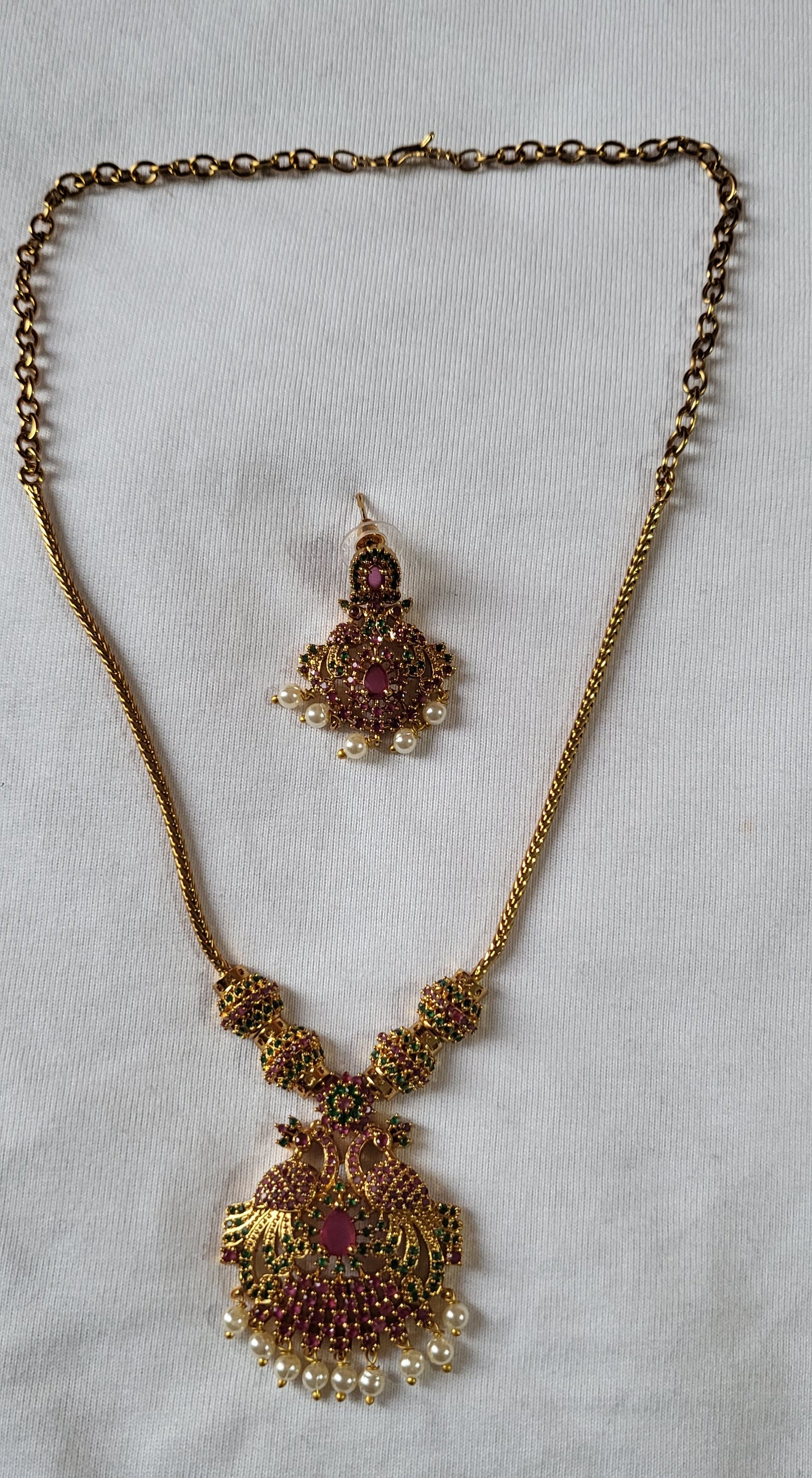 AD Necklace and Earrings No - 510
