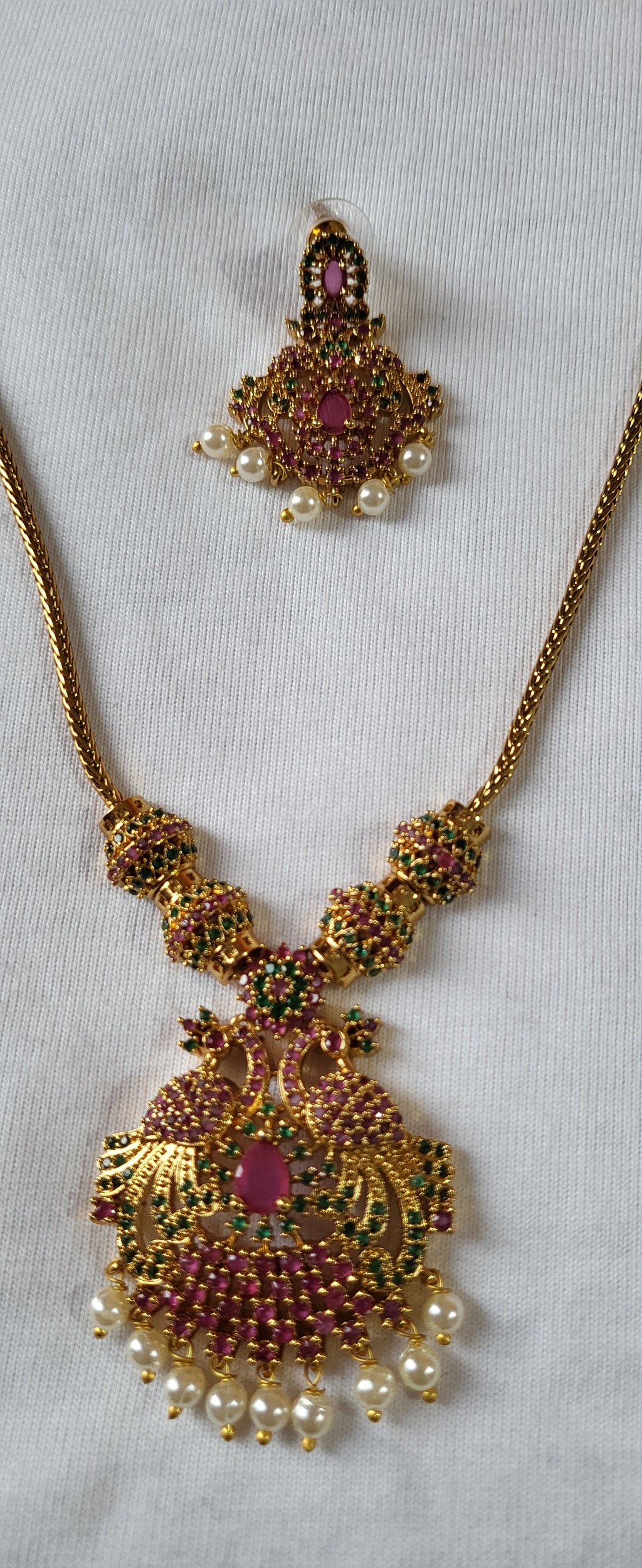 AD Necklace and Earrings No - 510