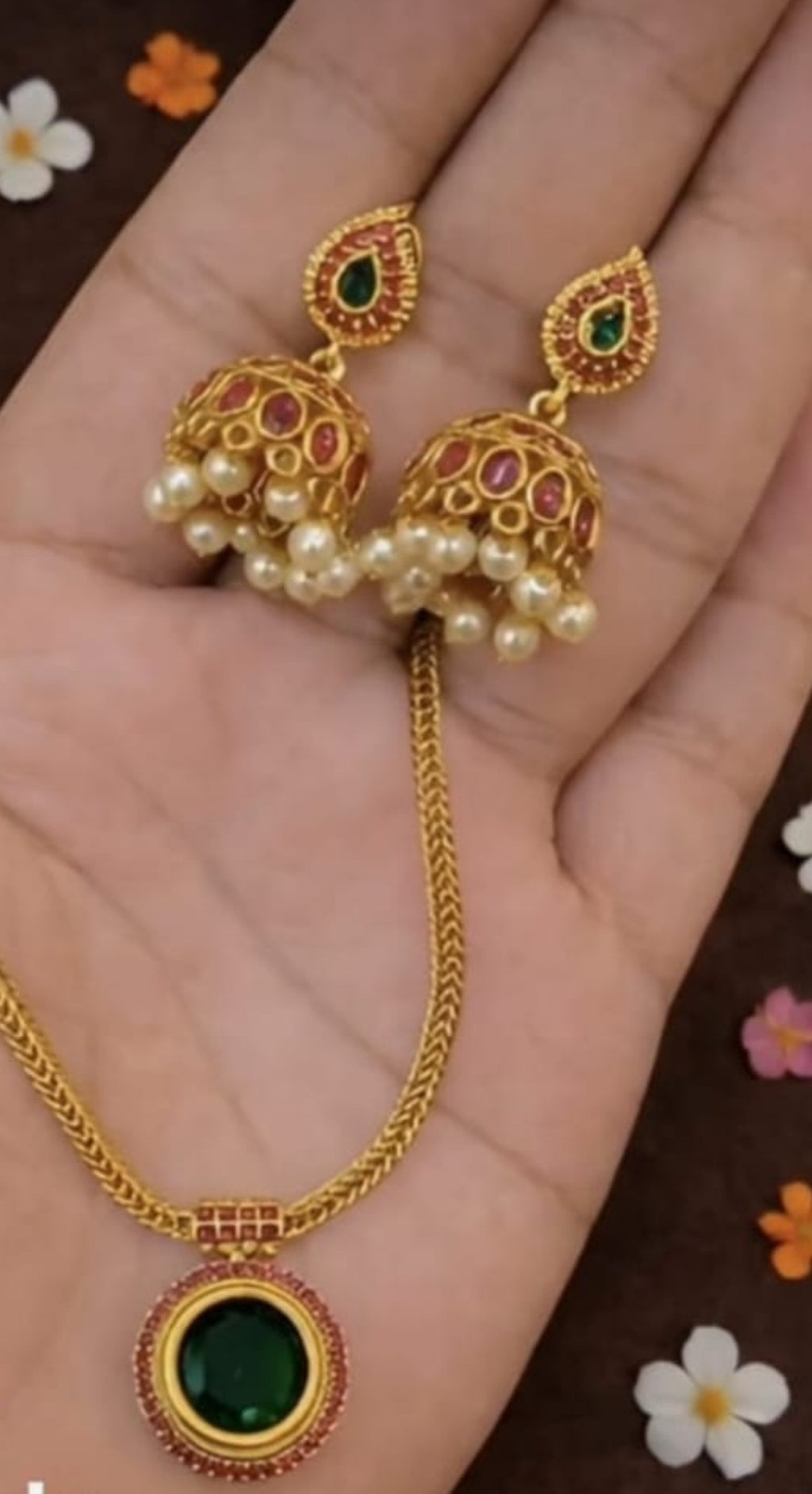 AD Necklace and Earrings No - 509
