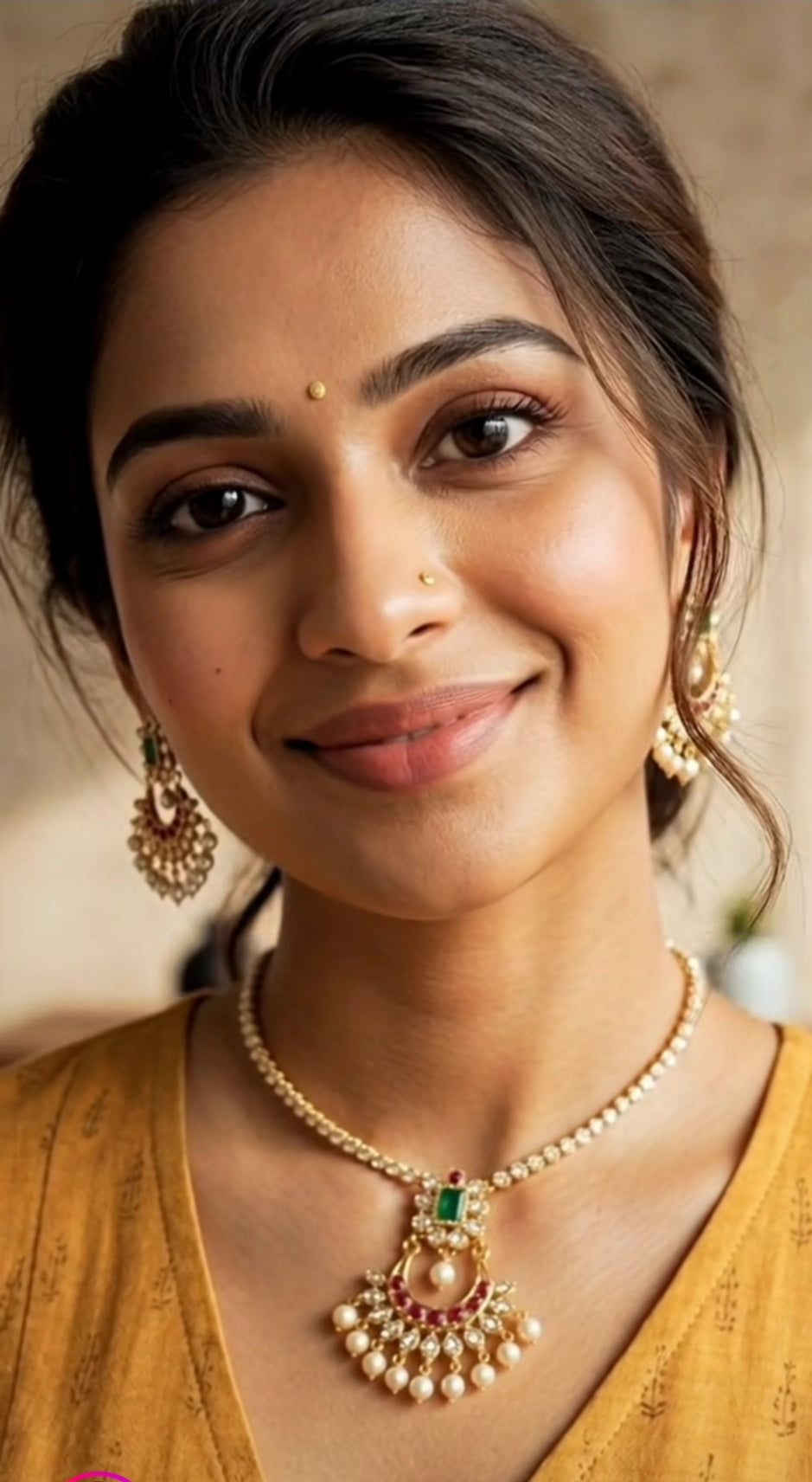 AD Necklace and Earrings No - 513