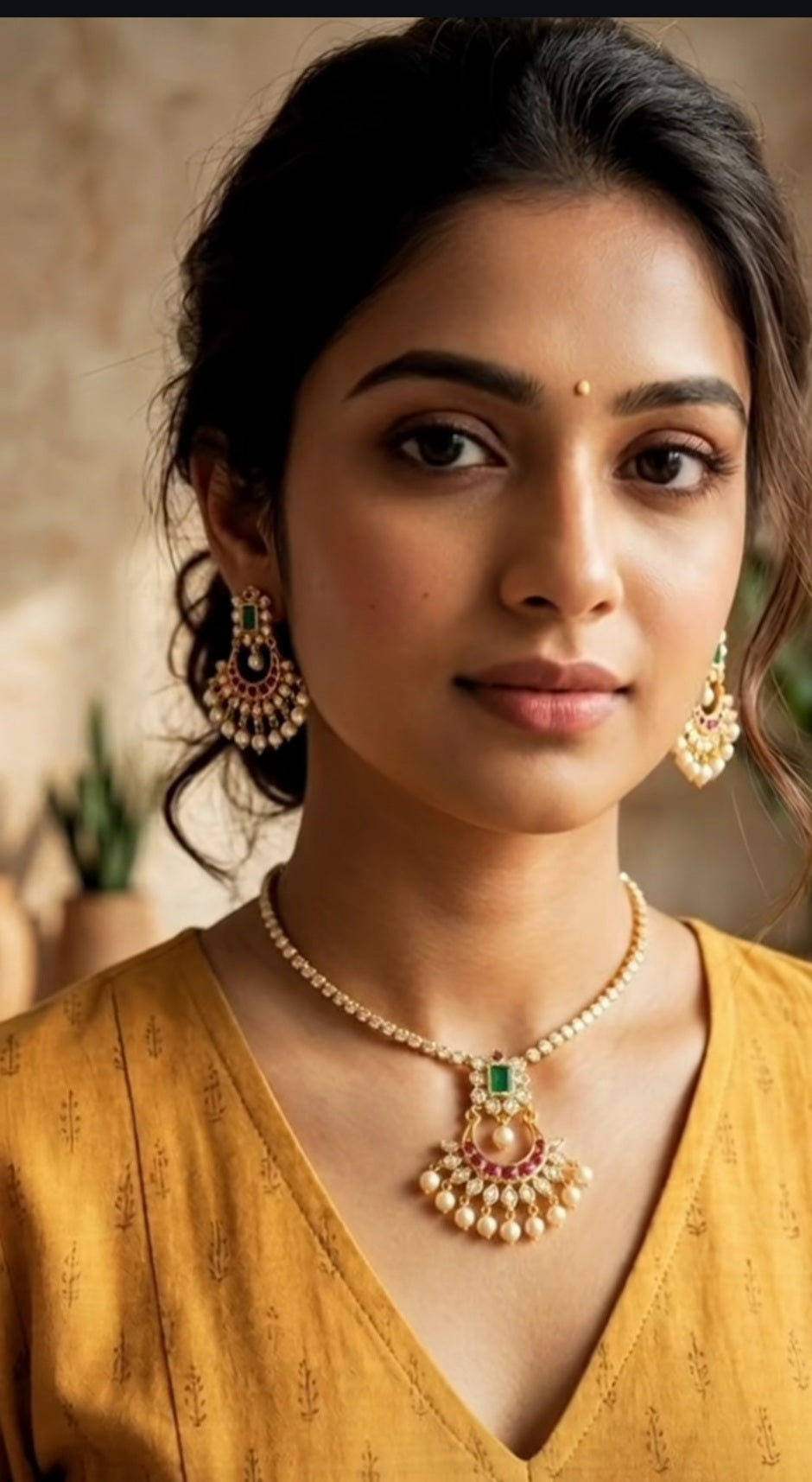 AD Necklace and Earrings No - 513